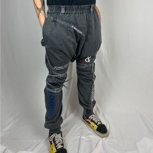 Drop Crotch Joggers with Straps